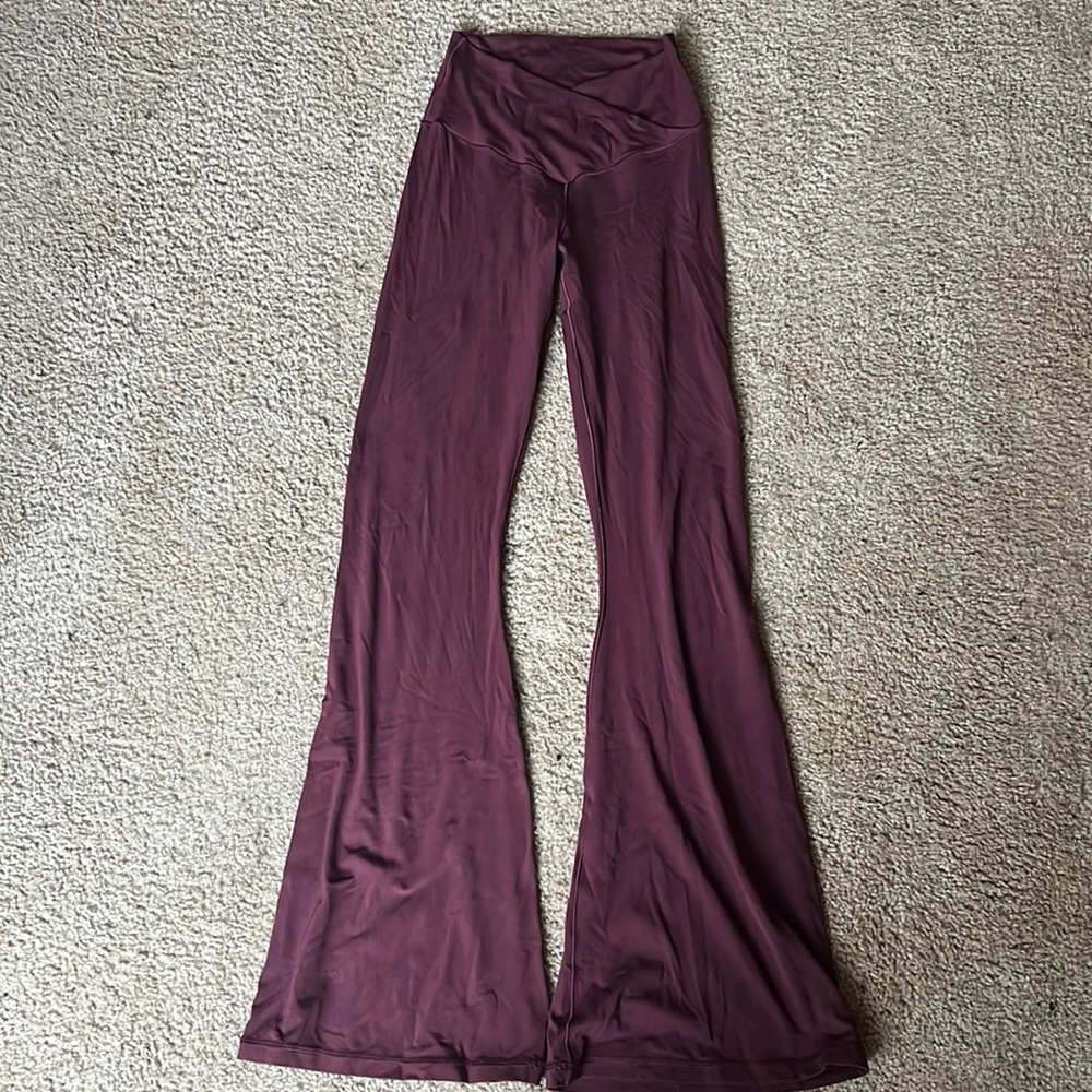 Aerie cross flare leggings size m